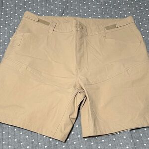 Ten Thousand Men's Beige Flat Front Shorts